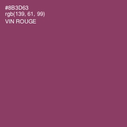 #8B3D63 - Vin Rouge Color Image